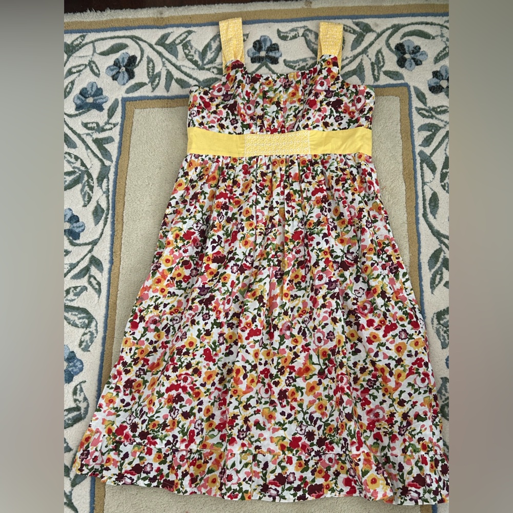 Women’s Boho Bohemian Whimsical Summery Beachy Colorful Floral Dress